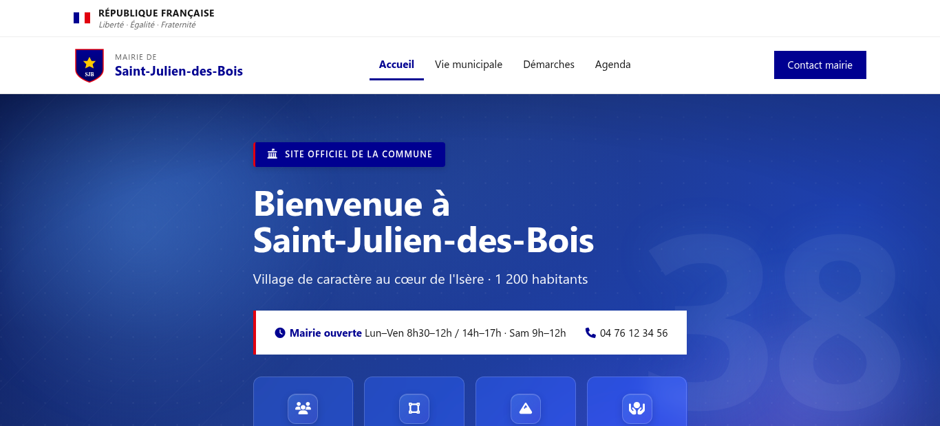 Site officiel de la commune de Saint-Julien-des-Bois